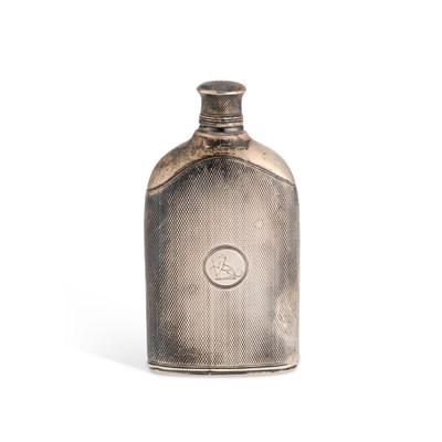 Lot 285 - YORK: A WILLIAM IV SILVER HIP FLASK