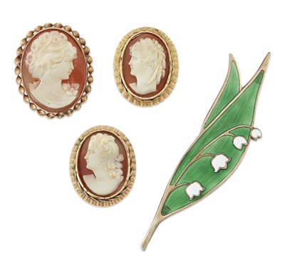 Lot 1646 - A GROUP OF JEWELLERY