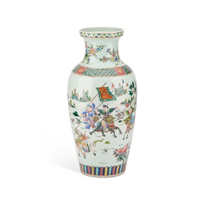 Lot 51 - A LARGE CHINESE FAMILLE ROSE VASE