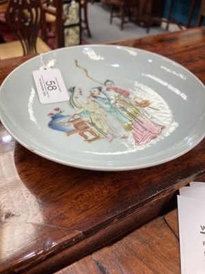 Lot A SMALL CHINESE FAMILLE ROSE DISH