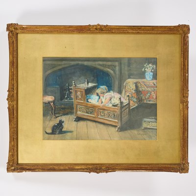 Lot 664 - ALFRED WALTER BAYES (1832-1909)