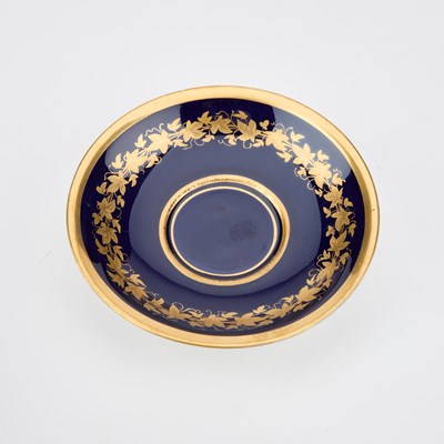 Lot 54 - A GERMAN TOPOGRAPHICAL CUP AND SAUCER