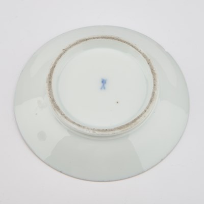 Lot 54 - A GERMAN TOPOGRAPHICAL CUP AND SAUCER
