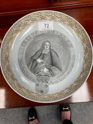 Lot 897 - A CHINESE 'EUROPEAN SUBJECT' DISH