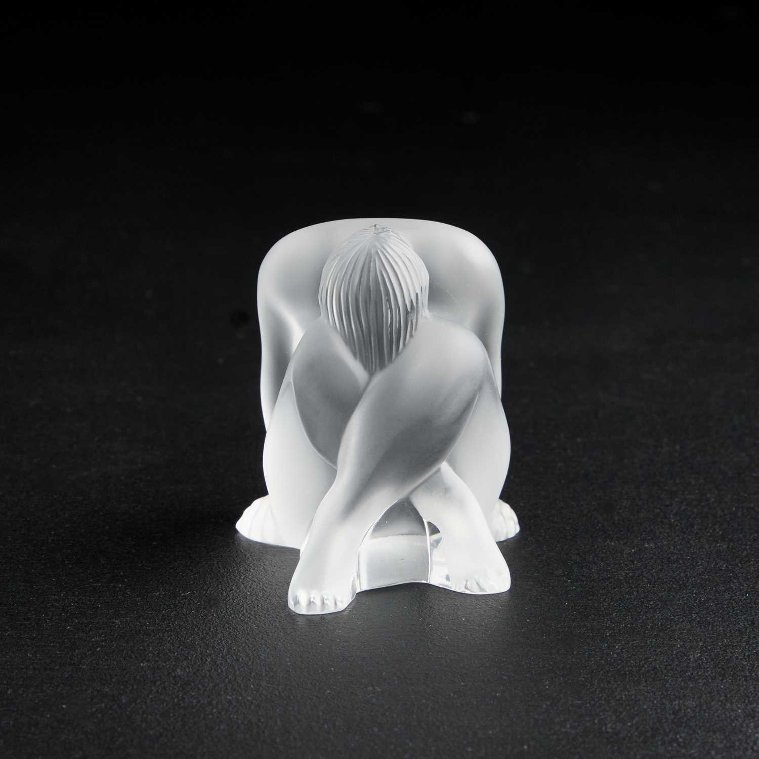 Lot 126 - A LALIQUE FIGURE