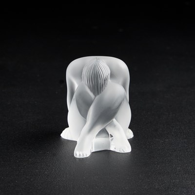 Lot 126 - A LALIQUE FIGURE