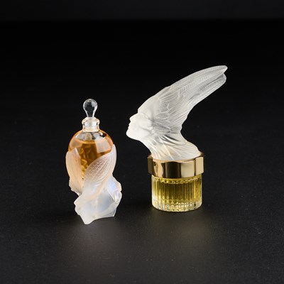 Lot 118 - TWO LALIQUE SCENT BOTTLES