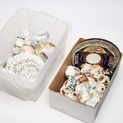 Lot 372 - TWO BOXES OF CERAMICS