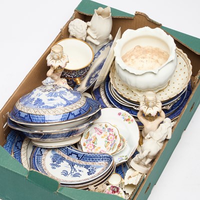 Lot 369 - A COLLECTION OF 19TH CENTURY AND LATER CERAMICS