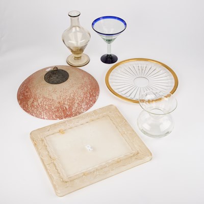 Lot 155 - A GROUP OF GLASS