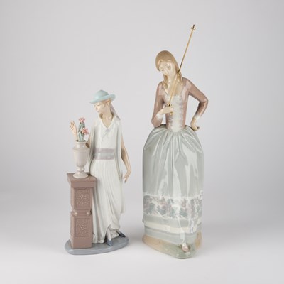 Lot 311 - TWO LARGE LLADRO FIGURES