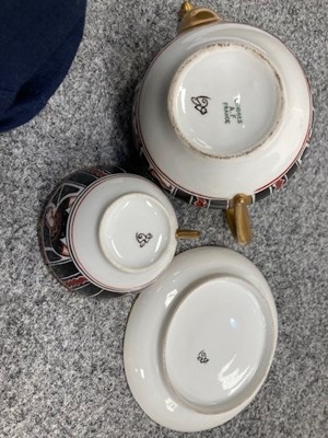 Lot 215 - AN ART DECO LIMOGES CABERET SET