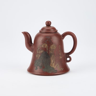 Lot 621 - A CHINESE YIXING TEAPOT