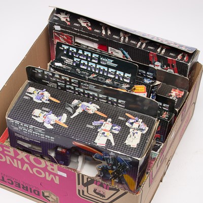 Lot 822 - SEVEN BOXED TRANSFORMERS TOYS