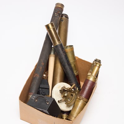 Lot 852 - A COLLECTION OF 19TH CENTURY AND LATER TELESCOPES AND INSTRUMENTS