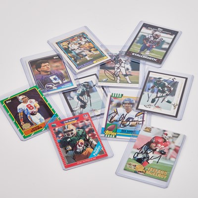 Lot 836 - A COLLECTION OF SIGNED AMERICAN FOOTBALL TRADING CARDS