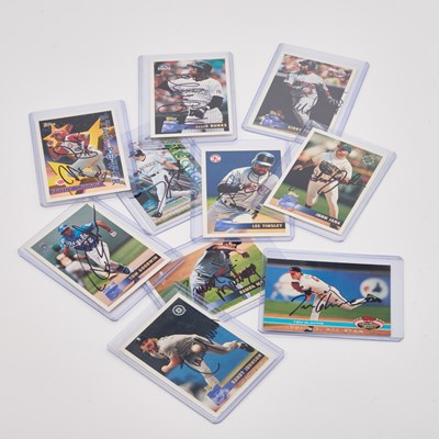 Lot 837 - A COLLECTION OF SIGNED BASEBALL TRADING CARDS