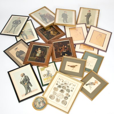 Lot 931 - A BOX OF DECORATIVE PRINTS