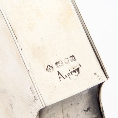 Lot 313 - AN ELIZABETH II SILVER CELLOTAPE HOLDER