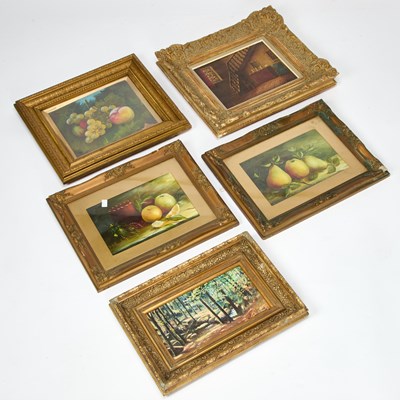 Lot 1000 - FIVE EUROPEAN PAINTINGS (20TH CENTURY)