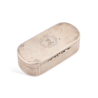 Lot 370 - AN EDWARD VIII SILVER SNUFF BOX OF PARTICULARLY GOOD QUALITY