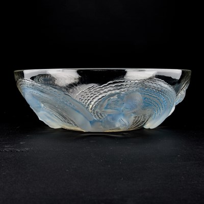 Lot 37 - RENÉ LALIQUE (FRENCH, 1860-1945), 'CALYPSO', A BOWL, DESIGNED 1920