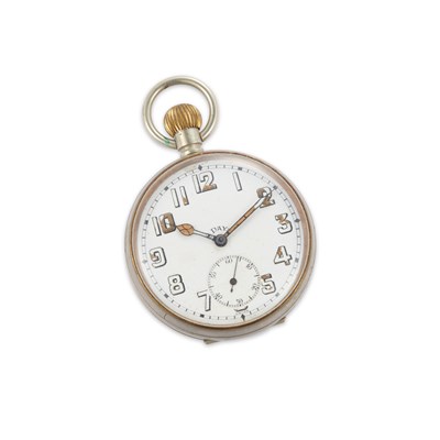 Lot 560 - A GOLIATH EIGHT-DAY POCKET WATCH