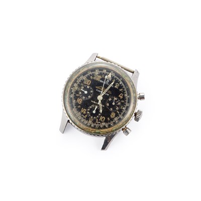 Lot 547 - A GENT'S STEEL BREITLING COSMONAUTE NAVITIMER WATCH HEAD