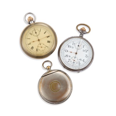 Lot 565 - TWO 30 MINUTE POCKET TIMERS AND A VESTA CASE