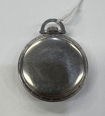 Lot 559 - A STEEL HAMILTON RAILROAD POCKET WATCH