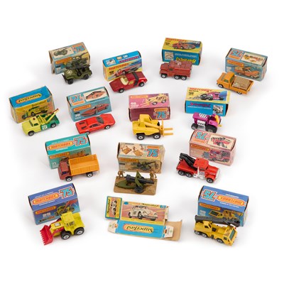 Lot A COLLECTION OF THIRTEEN MATCHBOX SUPERFAST MODEL VEHICLES