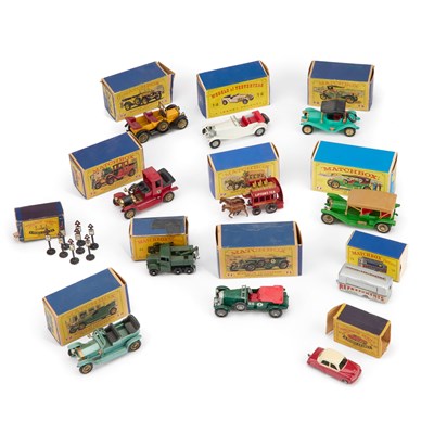 Lot 6 - A COLLECTION OF TWELVE LESNEY MATCHBOX MODEL VEHICLES