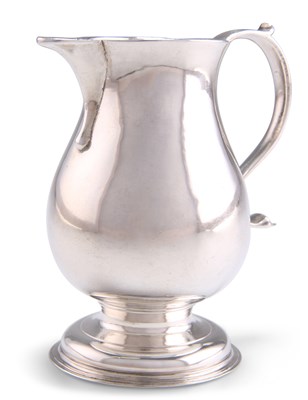 Lot 1093 - A GEORGE II SILVER SPARROW-BEAK CREAM JUG