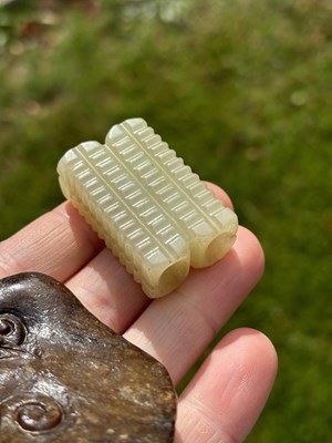 Lot THREE PIECES OF CHINESE JADE