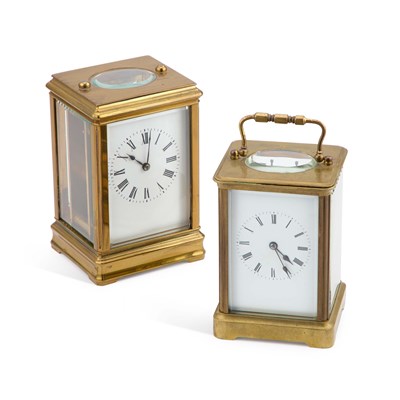 Lot 409 - TWO CARRIAGE CLOCKS