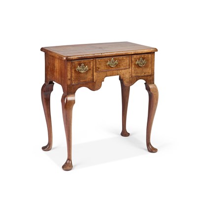 Lot 763 - A WALNUT LOWBOY, GEORGE II AND LATER