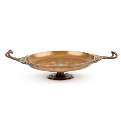 Lot 103 - F. BARBEDIENNE, A BRONZE TAZZA, 19TH CENTURY