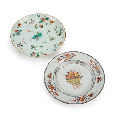 Lot 106 - TWO CHINESE PORCELAIN DISHES