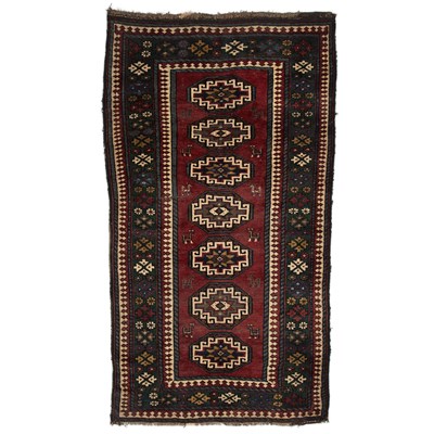 Lot 714 - A PERSIAN MOGHAN RUG