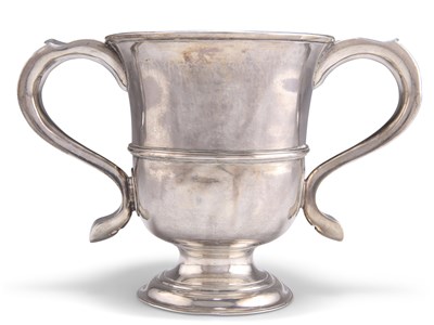 Lot 1113 - A GEORGE II SILVER LOVING CUP