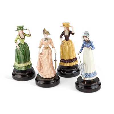 Lot 88 - FOUR GEAREY PORCELAIN FIGURES