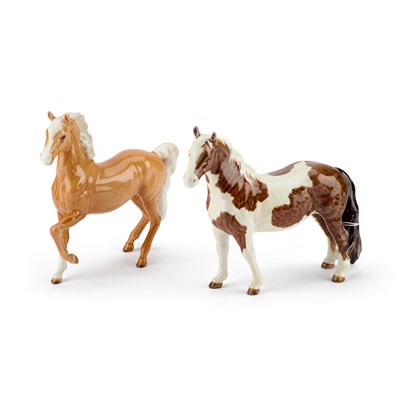 Lot 126 - TWO BESWICK MODELS OF HORSES