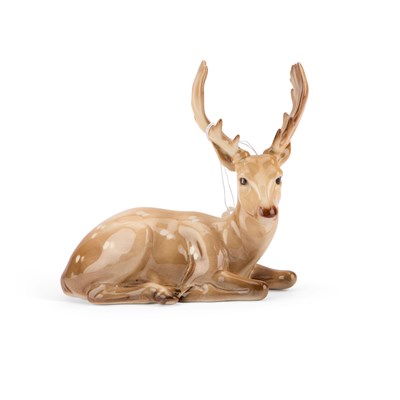 Lot 78 - A BESWICK MODEL OF A STAG