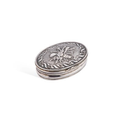 Lot 258 - A CONTINENTAL SILVER SNUFF BOX, 18TH/ 19TH CENTURY