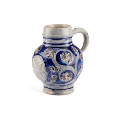 Lot 22 - A WESTERWALD STONEWARE JUG