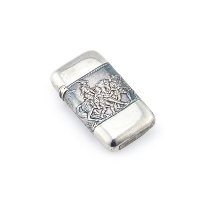 Lot 206 - A LATE 19TH CENTURY AMERICAN STERLING SILVER VESTA CASE