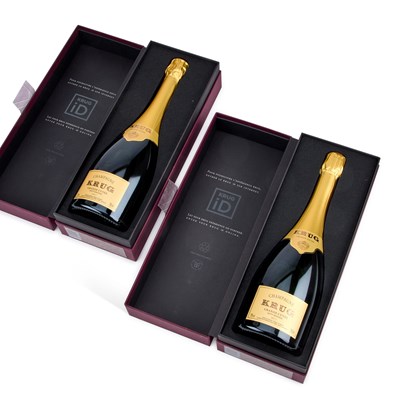 Lot 6 - TWO BOTTLES OF KRUG GRAND CUVEE CHAMPAGNE