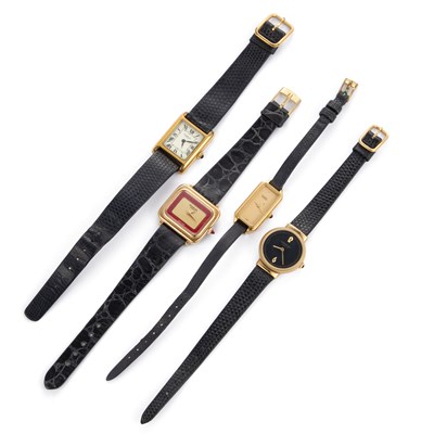 Lot 530 - FOUR LADY'S RAYMOND WEIL STRAP WATCHES