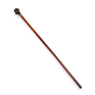 Lot 667 - A LATE VICTORIAN WALKING CANE