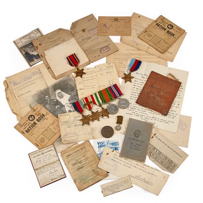 Lot 767 - A GROUP OF SECOND WORLD WAR MEDALS